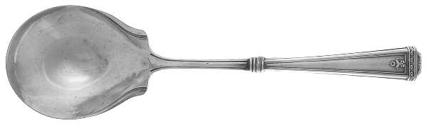WSC5 (STERLING) Casserole Spoon with Smooth Silverplate Bowl