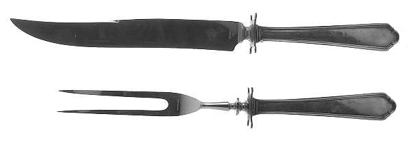 WSC7 (STERLING) Small Stainless Blade 2-Piece Steak Carving Set