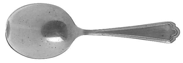 WSC7 (STERLING) Straight Handle Baby Spoon
