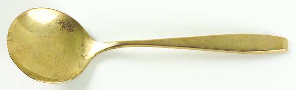 Golden Autumn Symphony (Gold Electroplate) Round Bowl Soup Spoon (Cream Soup)