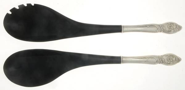 Enchanting Orchid (Sterling, 1950) Plastic Bowl 2-Piece Salad Set