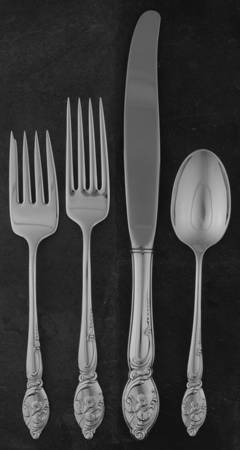 Enchanting Orchid (Sterling, 1950) 4 Piece Place Size Setting