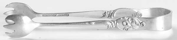 Enchanting Orchid (Sterling, 1950) Sugar Tongs