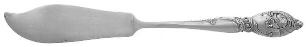 Enchanting Orchid (Sterling, 1950) Flat Handle Master Butter Knife