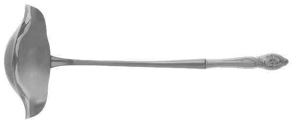 Enchanting Orchid (Sterling, 1950) Punch Ladle with Stainless Bowl
