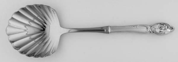 Enchanting Orchid (Sterling, 1950) Casserole Spoon with Stainless Shell Bowl