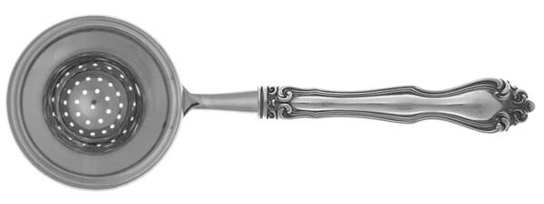 George & Martha Washington (Sterling, 1940) Tea Strainer Overcup Serving-Stainless Bowl HC