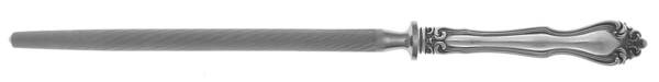 George & Martha Washington (Sterling, 1940) Sharpener Knife with Steel Rod HC