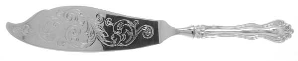 George & Martha Washington (Sterling, 1940) Engraved Fish Serving Knife-Stainless Blade
