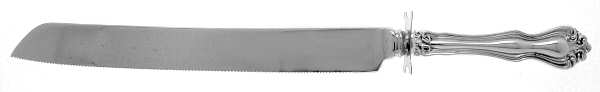 George & Martha Washington (Sterling, 1940) Wedding Cake Knife with Stainless Blade