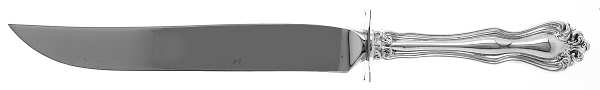 George & Martha Washington (Sterling, 1940) Small Steak Carving Knife with Stainless Blade