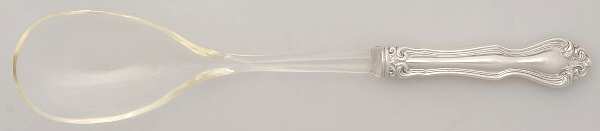 George & Martha Washington (Sterling, 1940) Salad Serving Spoon with Plastic Bowl