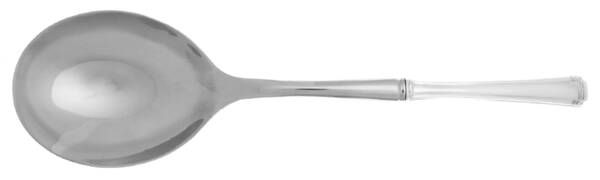 John & Priscilla (Sterling, 1940, No Monos) Casserole Spoon with Smooth Stainless Bowl HC