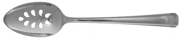 John & Priscilla (Sterling, 1940, No Monos) Pierced Tablespoon (Serving Spoon) HC