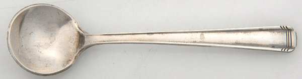 John & Priscilla (Sterling, 1940, No Monos) Individual Salt Spoon by Westmorland Silver