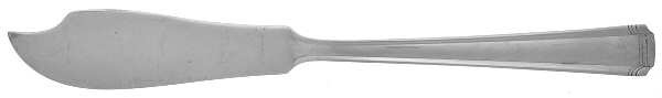 John & Priscilla (Sterling, 1940, No Monos) Flat Handle Master Butter Knife