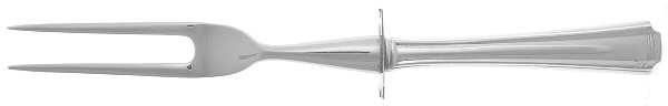 John & Priscilla (Sterling, 1940, No Monos) Small Steak Carving Fork with Stainless Prongs by Westmorland Silver