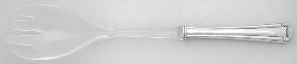John & Priscilla (Sterling, 1940, No Monos) Salad Serving Fork with Plastic Prongs by Westmorland Silver