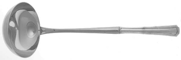 John & Priscilla (Sterling, 1940, No Monos) Soup Ladle with Stainless Bowl