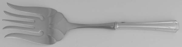 John & Priscilla (Sterling, 1940, No Monos) Stainless-Tine Utility Serving Fork