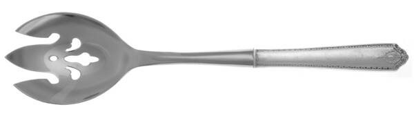 Lady Hilton (Sterling, 1940, No Monograms) Salad Serving Fork with Stainless Prongs HC