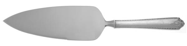 Lady Hilton (Sterling, 1940, No Monograms) Pie Server with Serrated Stainless Blade HC