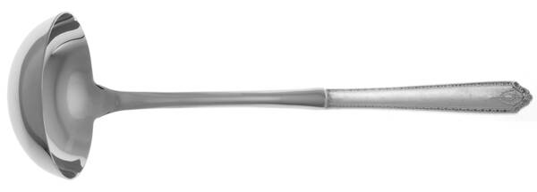 Lady Hilton (Sterling, 1940, No Monograms) Soup Ladle with Stainless Bowl HC