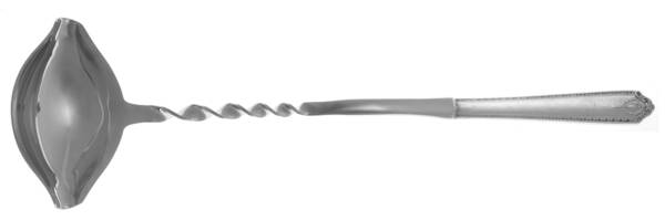 Lady Hilton (Sterling, 1940, No Monograms) Punch Ladle with Stainless Bowl HC