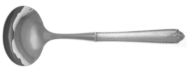 Lady Hilton (Sterling, 1940, No Monograms) Gravy Ladle with No Spout Stainless Bowl HC