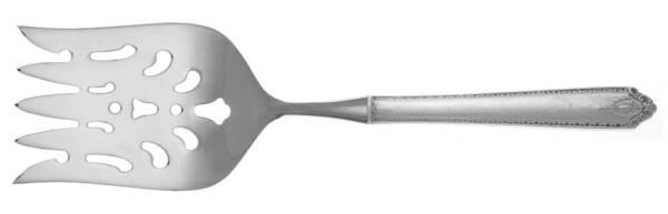 Lady Hilton (Sterling, 1940, No Monograms) Fish Serving Fork with Stainless Tines HC