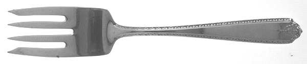 Lady Hilton (Sterling, 1940, No Monograms) Individual Salad Fork