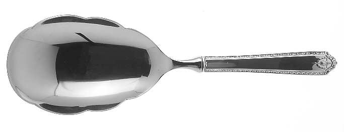 Lady Hilton (Sterling, 1940, No Monograms) Rice Spoon-Stainless Bowl
