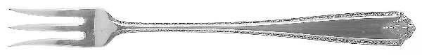 Lady Hilton (Sterling, 1940, No Monograms) Cocktail/Seafood Fork