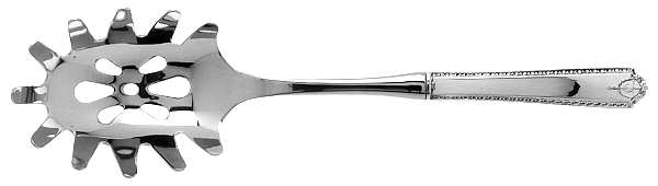 Lady Hilton (Sterling, 1940, No Monograms) Pasta Server with Stainless Bowl