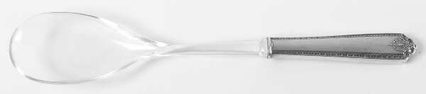 Lady Hilton (Sterling, 1940, No Monograms) Salad Serving Spoon with Plastic Bowl