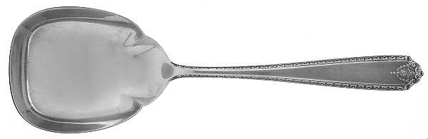 Lady Hilton (Sterling, 1940, No Monograms) Large Solid Berry/Casserole Spoon