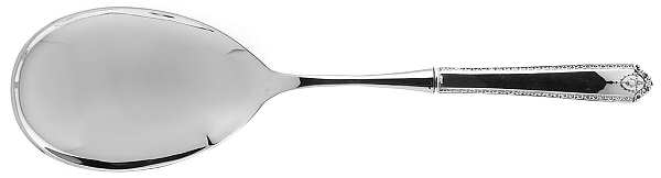 Lady Hilton (Sterling, 1940, No Monograms) Salad Servng Spoon with Stainless Bowl