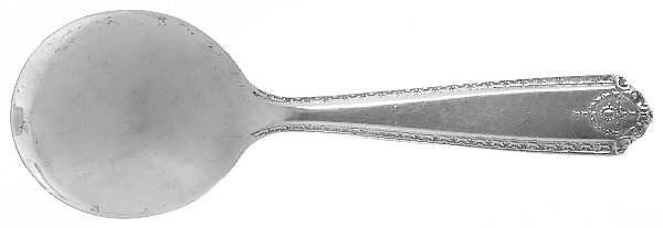 Lady Hilton (Sterling, 1940, No Monograms) Straight Handle Baby Spoon