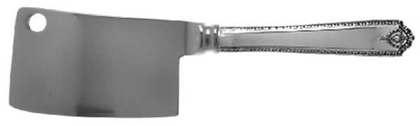Lady Hilton (Sterling, 1940, No Monograms) Cheese Cleaver with Stainless Blade