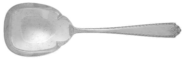 Lady Hilton (Sterling, 1940, No Monograms) Small Solid Berry/Casserole Spoon