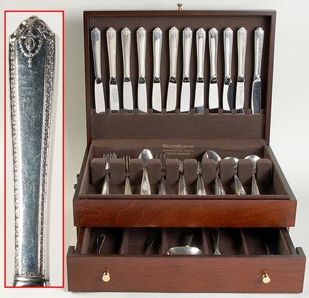 Lady Hilton (Sterling, 1940, No Monograms) 80 Piece Set