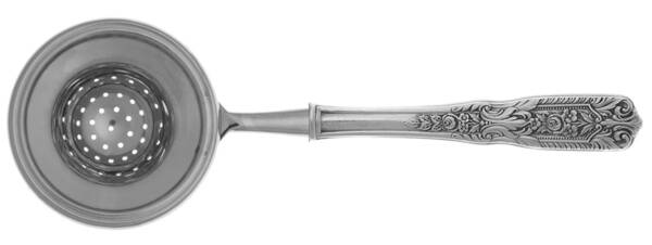 Milburn Rose (Sterling, 1940) Tea Strainer Overcup Serving-Stainless Bowl HC