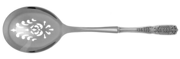 Milburn Rose (Sterling, 1940) Casserole Spoon with Pierced Stainless Bowl HC