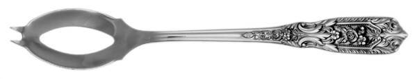 Milburn Rose (Sterling, 1940) Olive Spoon Short with Pierced Bowl HC