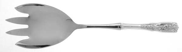 Milburn Rose (Sterling, 1940) Salad Serving Fork with Stainless Prongs