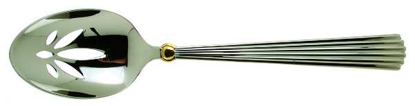 Carleton Gold (Stainless) Pierced Tablespoon (Serving Spoon)