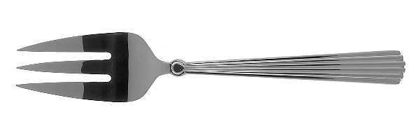 Carleton (Stainless) Large Solid Cold Meat Serving Fork