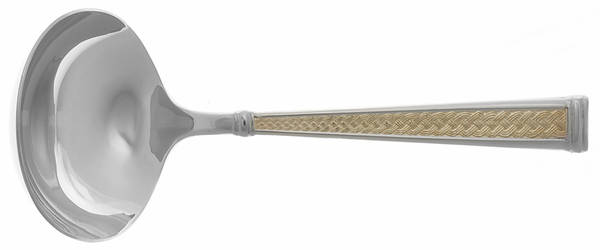Kells Gold (Stainless, Gold Accent) Solid Gravy Ladle