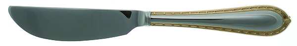 Powerscourt Gold (Stainless, Gold Accent) Hollow Handle Master Butter Knife