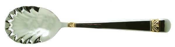 Wicklow Gold (Stainless, Gold Acct) Sugar Shell Spoon